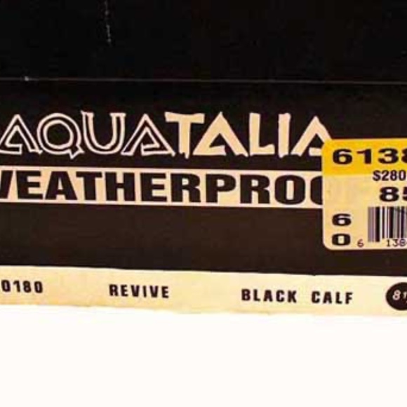 BOOTS, ITALIAN MID-CALF WALKING, AQUATALIA WEATHERPROOF, TRIED ON ONLY, Sz 8.5 - Picture 7 of 7